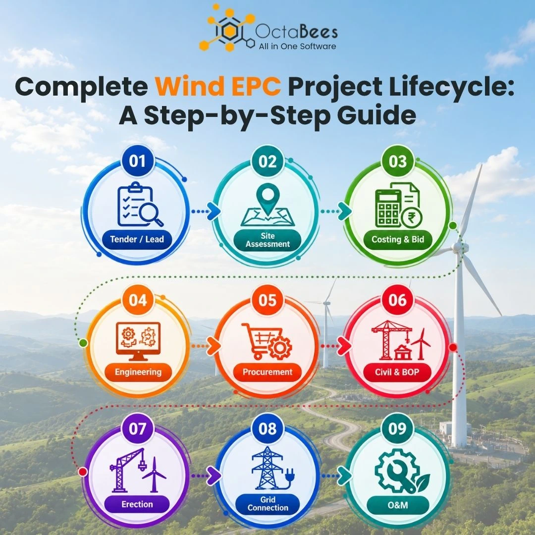 Complete Wind EPC Project Lifecycle: A Step-by-Step Guide